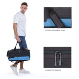 MarsBro Water Resistant Sports Gym Travel Weekender Duffel Bag with Shoe Compartment